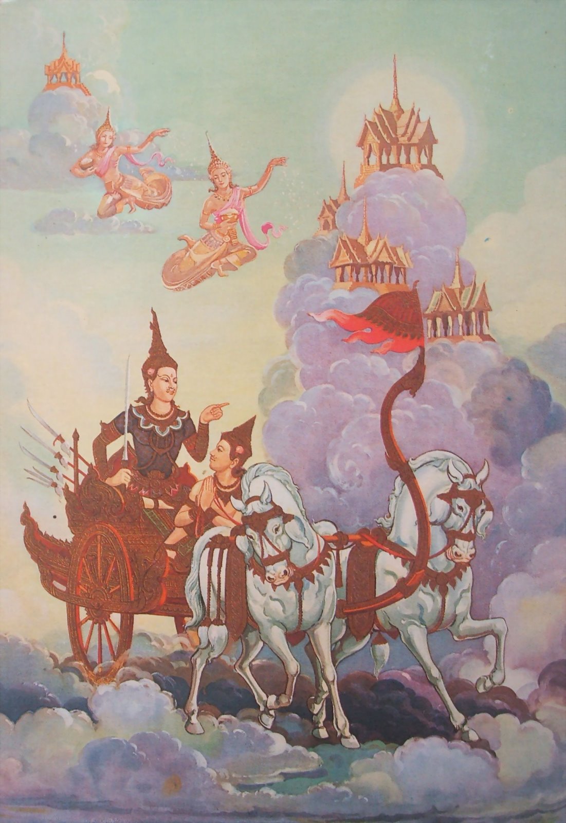 Trong một tiền kiếp khi Ðức Phật là Ngài Nemi, Ngài thực hành hạnh Chí Nguyện Balamật. Thần Ðế Thích Sakkha sai Matali đánh xe đến đưa Ngài đi viếng các cảnh địa ngục và thiên đàng, và các nơi trú ngụ của nam thiên và nữ thiên.